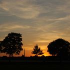 Sonnenuntergang im Münsterland