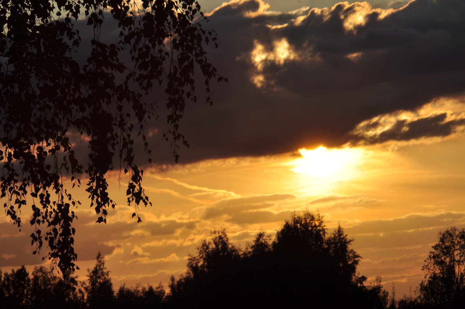 Sonnenuntergang im Muldental