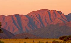 Sonnenuntergang im Namib Naukluft Park