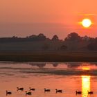 Sonnenuntergang im Naturschutzgebiet