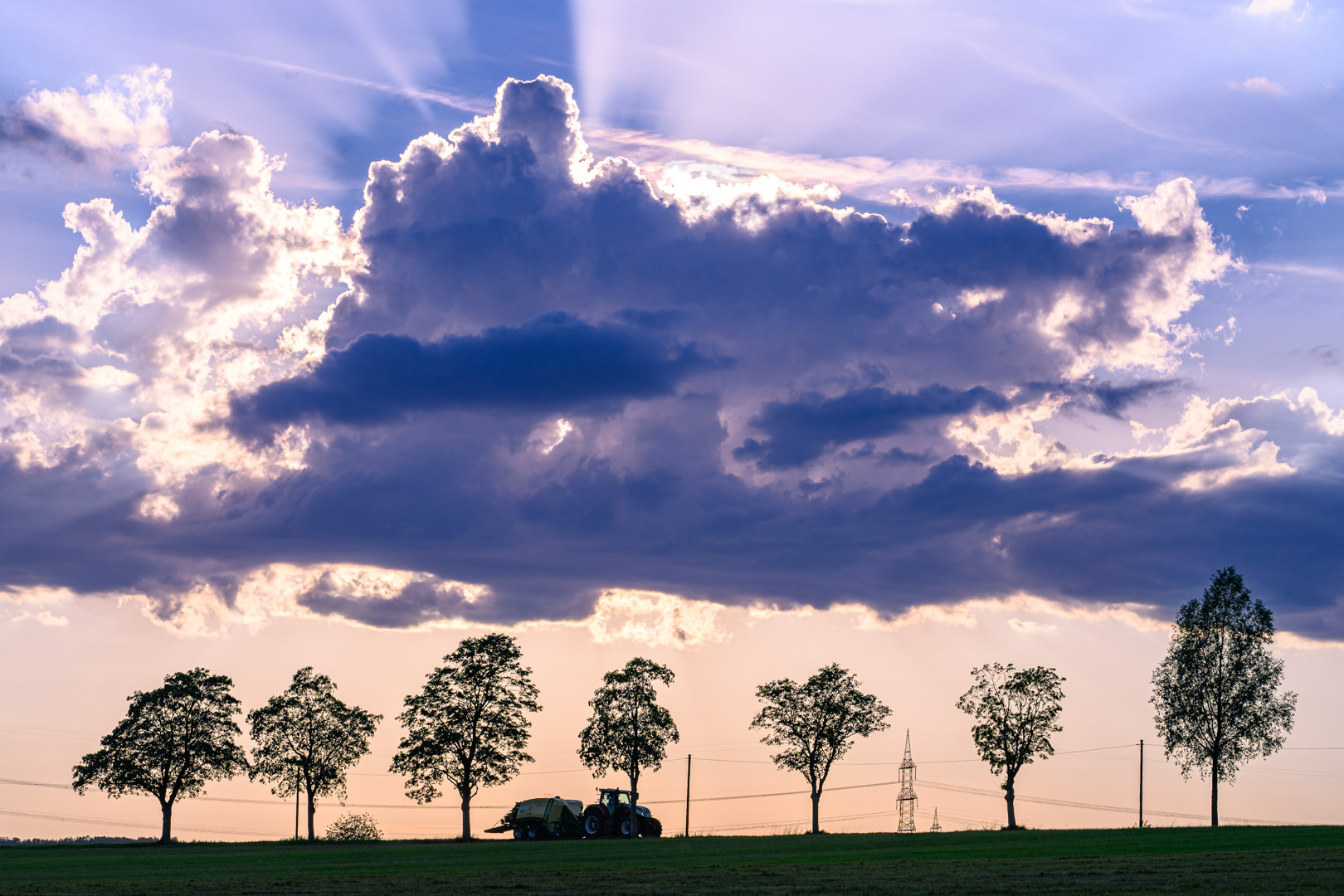 Sonnenuntergang im Naturschutzgebiet Birken- Mittelmeß Mittelmess