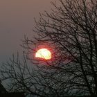 Sonnenuntergang im Nebel -1-