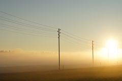 Sonnenuntergang im Nebel 4