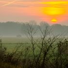 Sonnenuntergang im Nebel