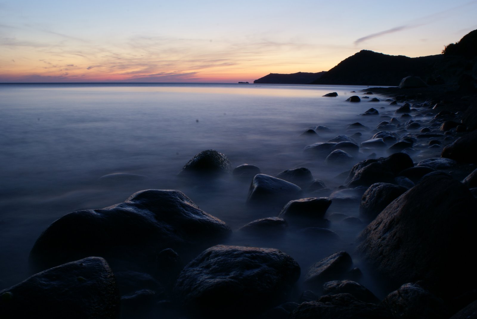 Sonnenuntergang im "Nebelmeer"