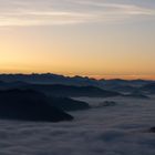 Sonnenuntergang im Nebelsee 2