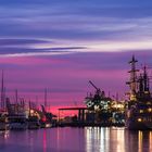 Sonnenuntergang im neuen Hafen