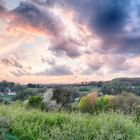 Sonnenuntergang im Neuhauser Hügelland