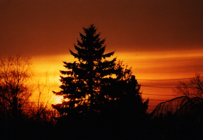 Sonnenuntergang im nördlichen B.C. (Kanada)