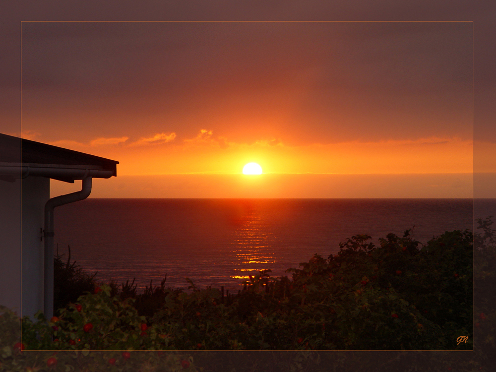 Sonnenuntergang im nördlichen Seeland -Kattegat 2-