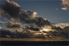 Sonnenuntergang im Nordatlantik..