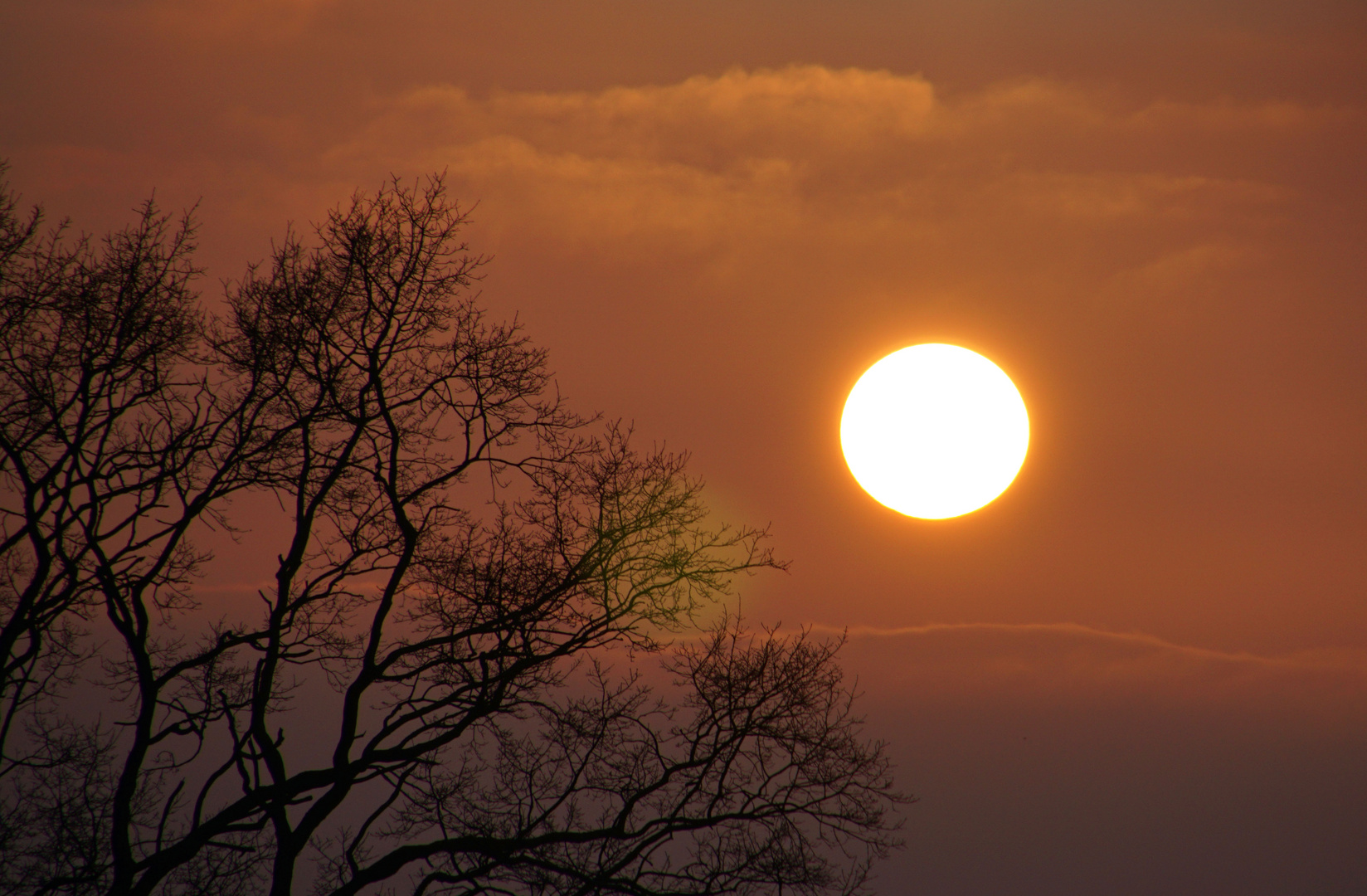 Sonnenuntergang im Norddeutschen Flachland