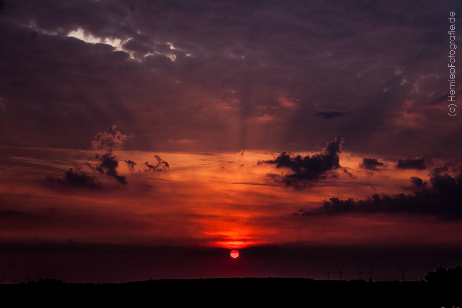 Sonnenuntergang im Norden