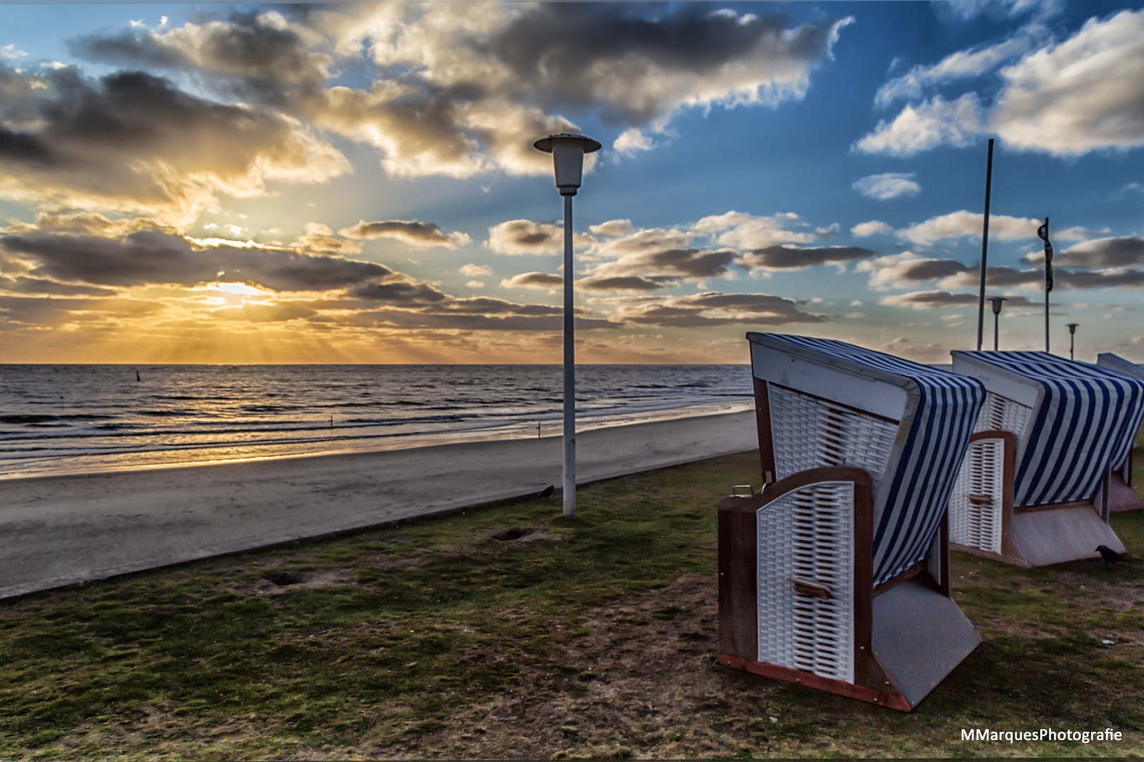 Sonnenuntergang im Norderney