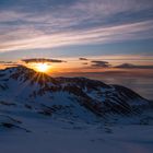 Sonnenuntergang im Nordmeer