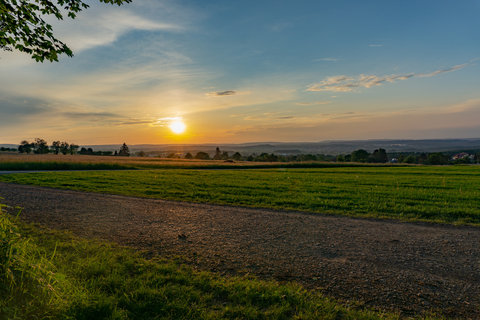 Sonnenuntergang im Nordschwarzwald