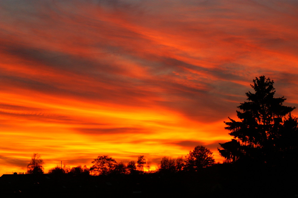 Sonnenuntergang im November