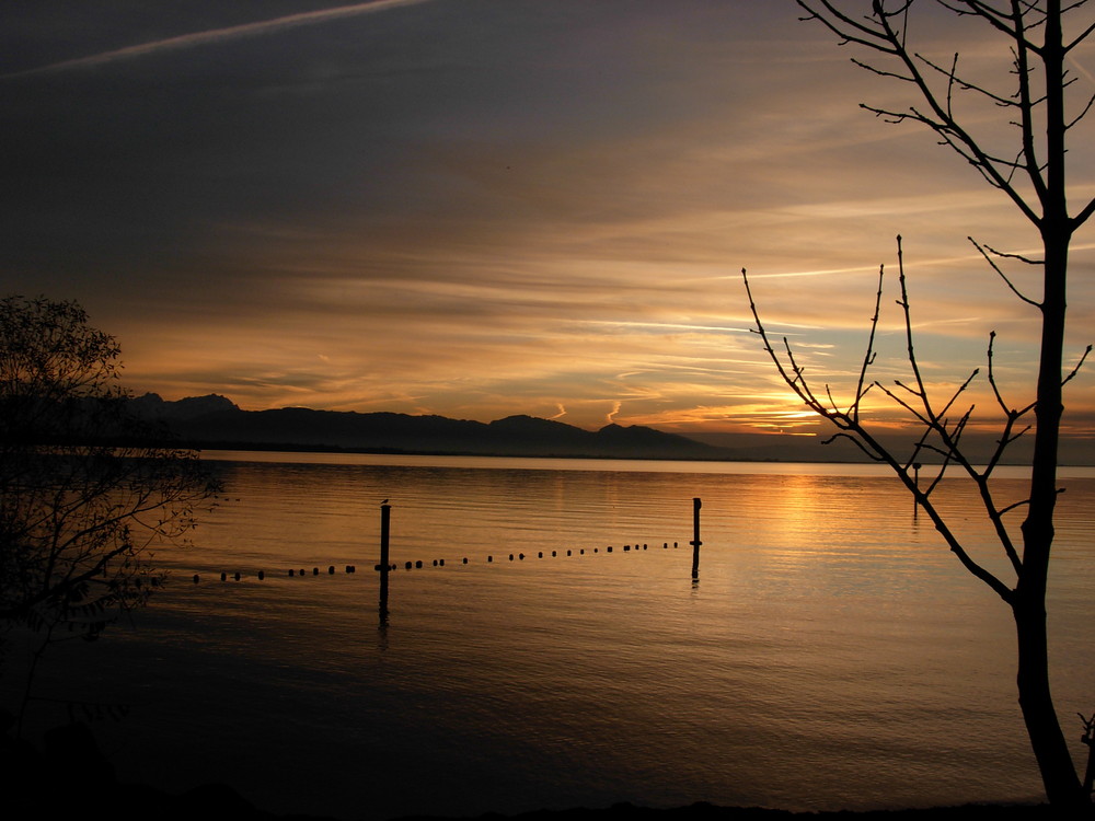 Sonnenuntergang im November