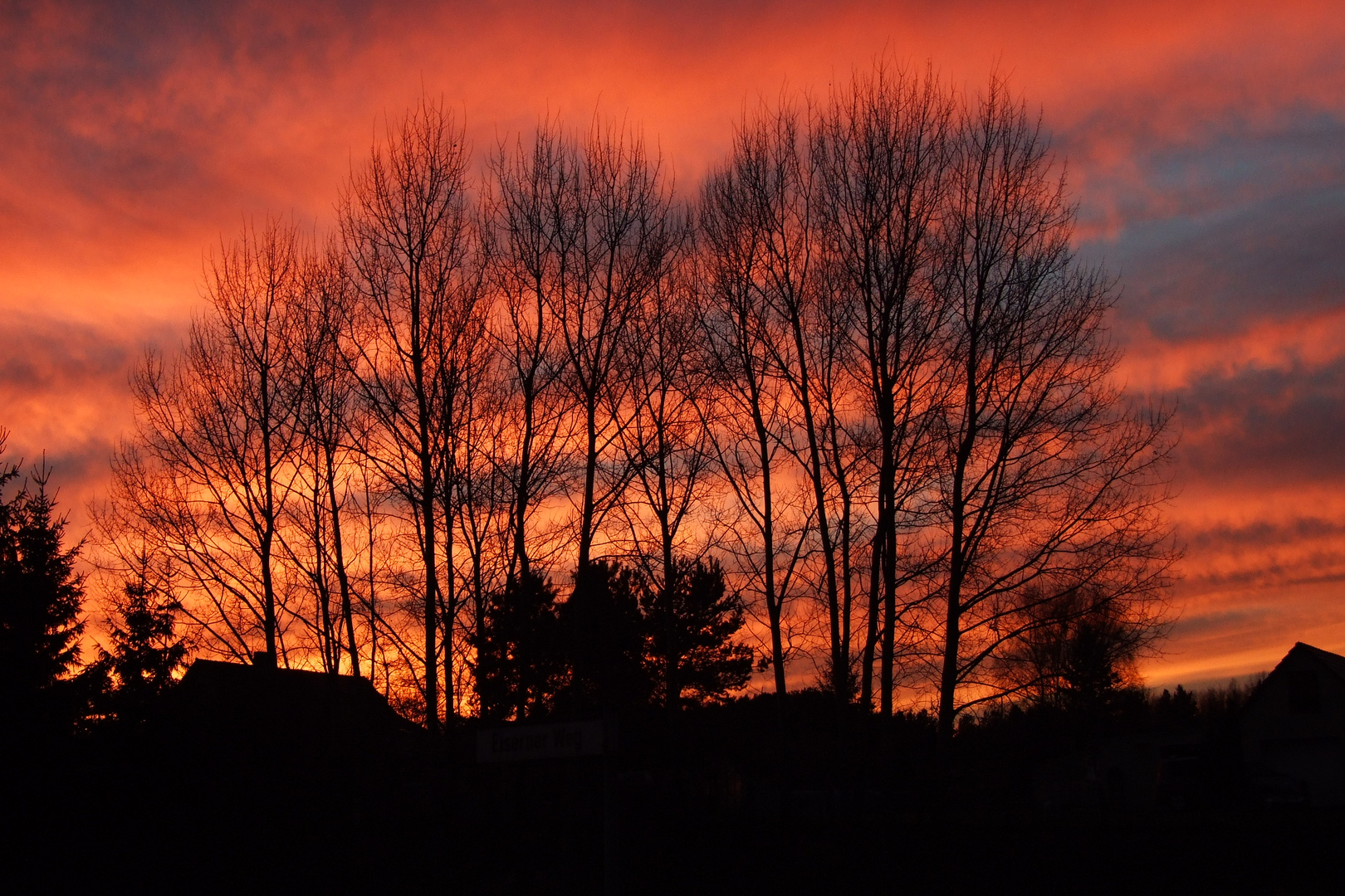 Sonnenuntergang im November