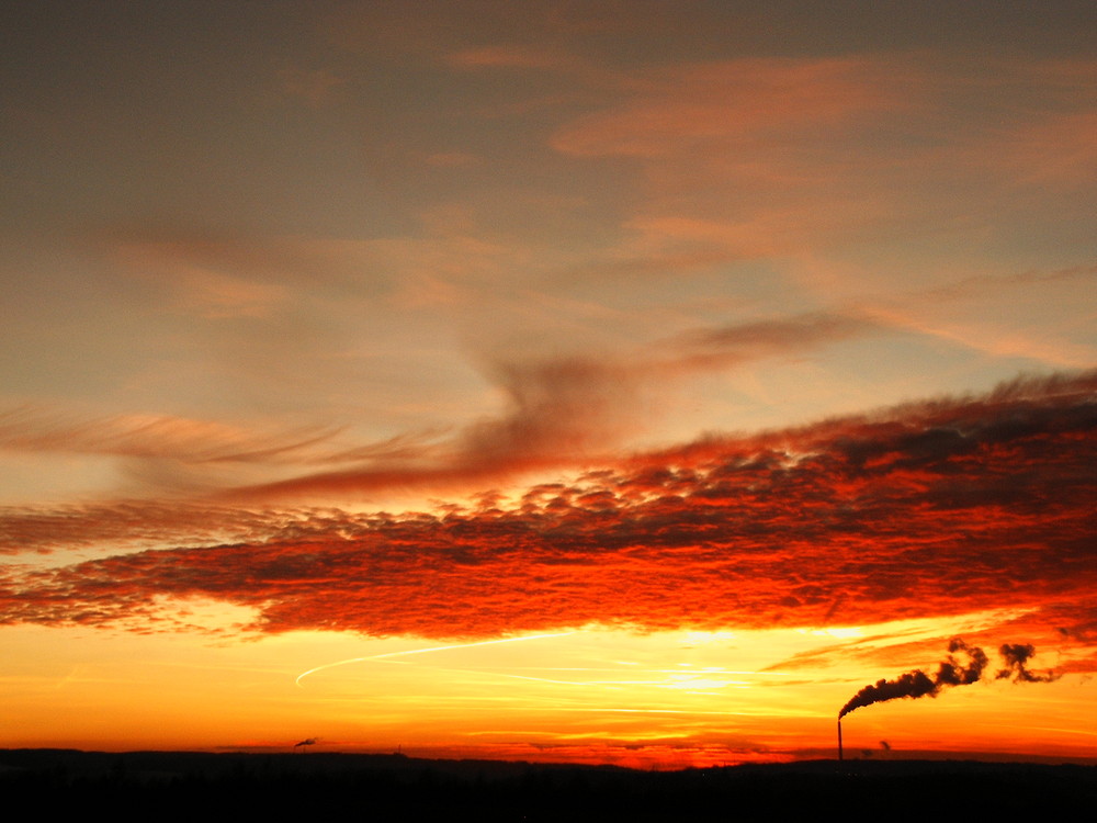 Sonnenuntergang im November