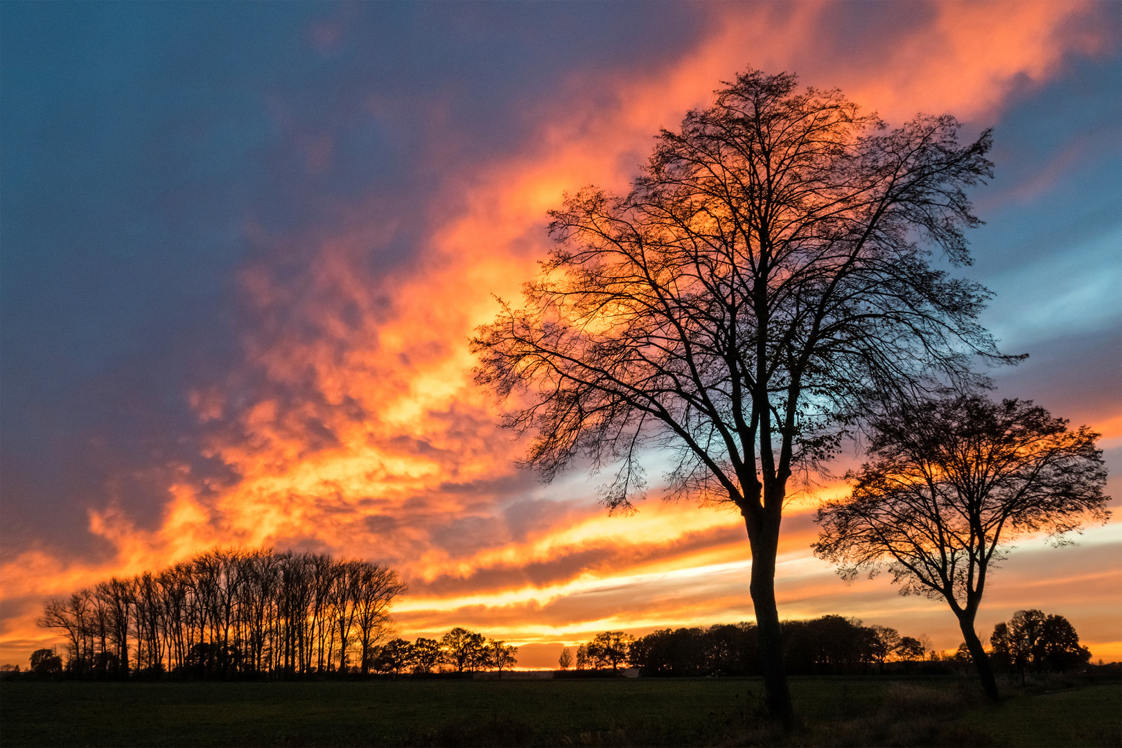 Sonnenuntergang im November