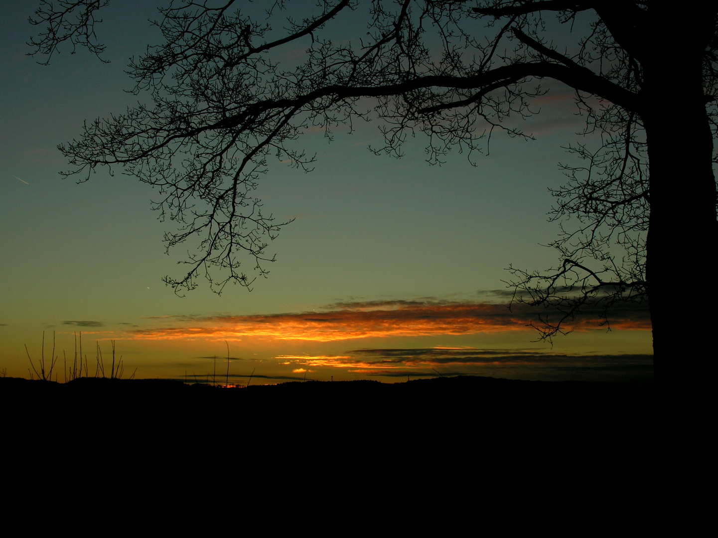 Sonnenuntergang im November