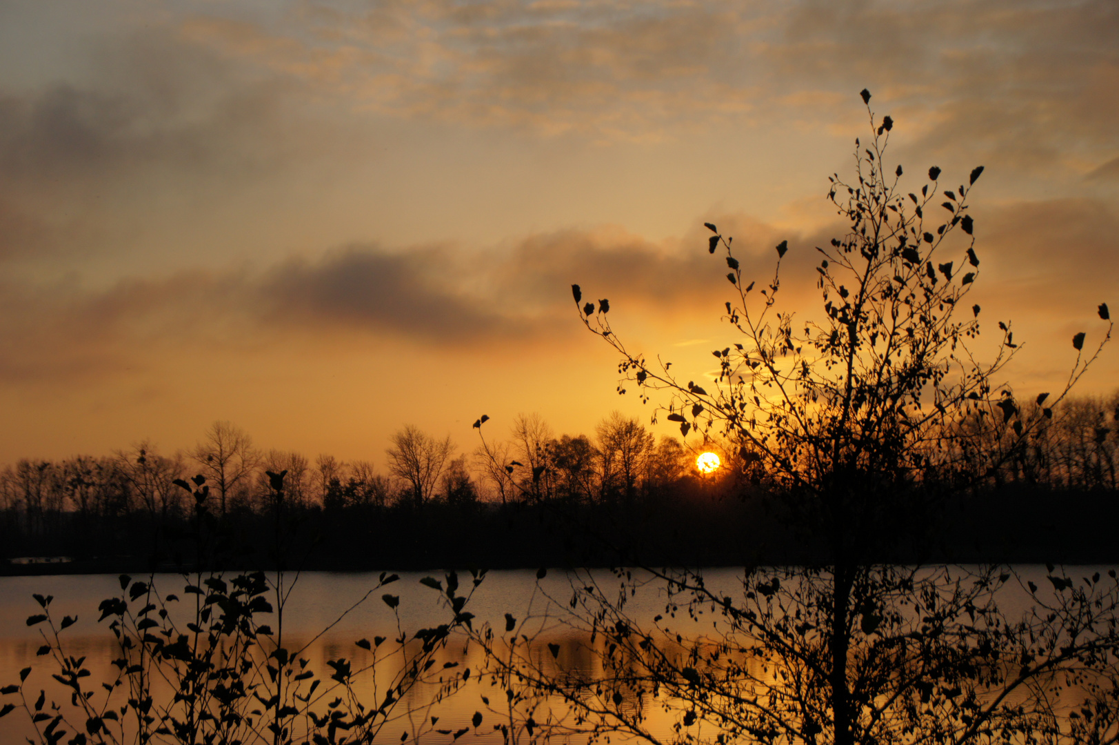 Sonnenuntergang im November