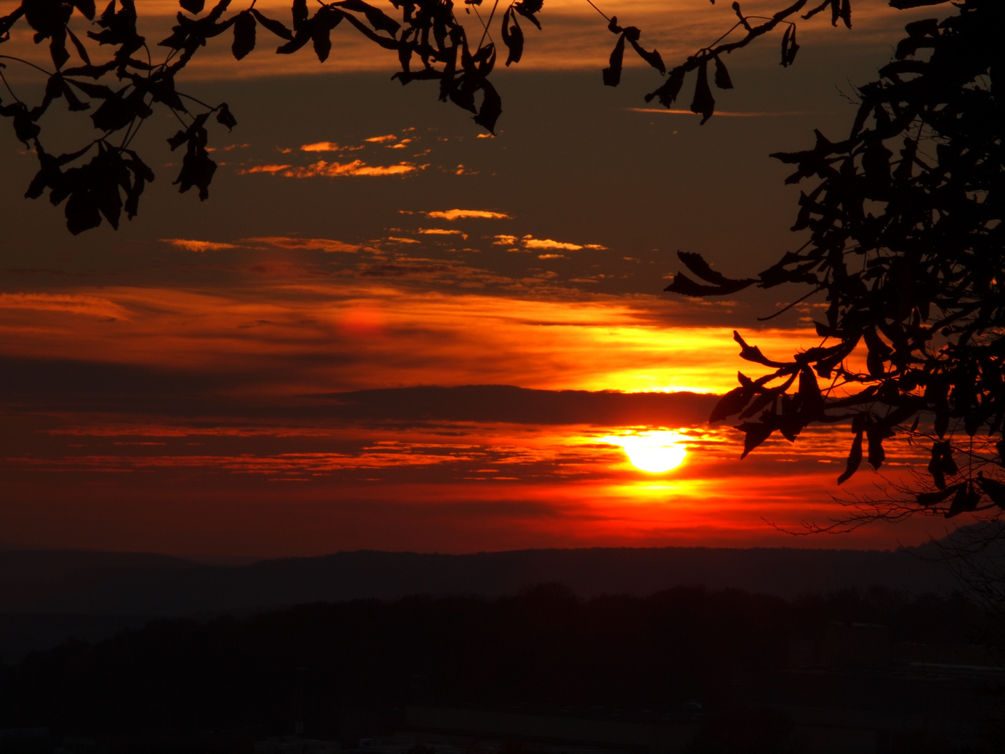 Sonnenuntergang im November