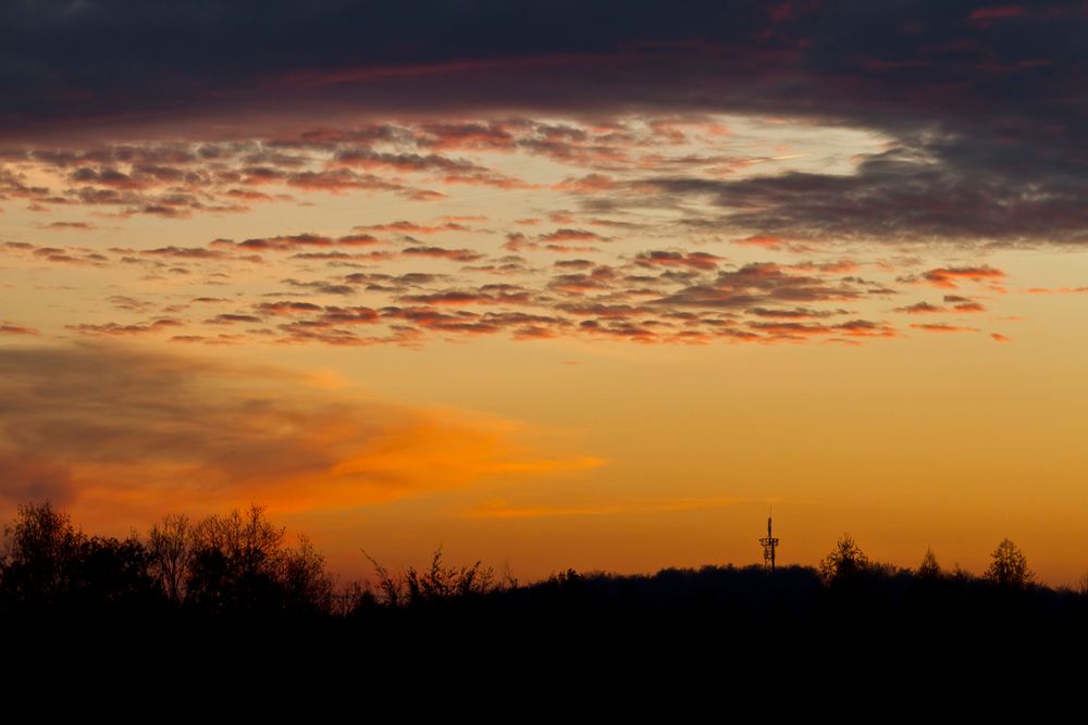 Sonnenuntergang im November