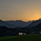 Sonnenuntergang im Oberen Drautal