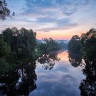 Sonnenuntergang im oberen Edertal