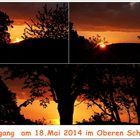 Sonnenuntergang im Oberen Schlosspark Siegen