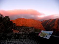 Sonnenuntergang im oberen Valle Gran Rey