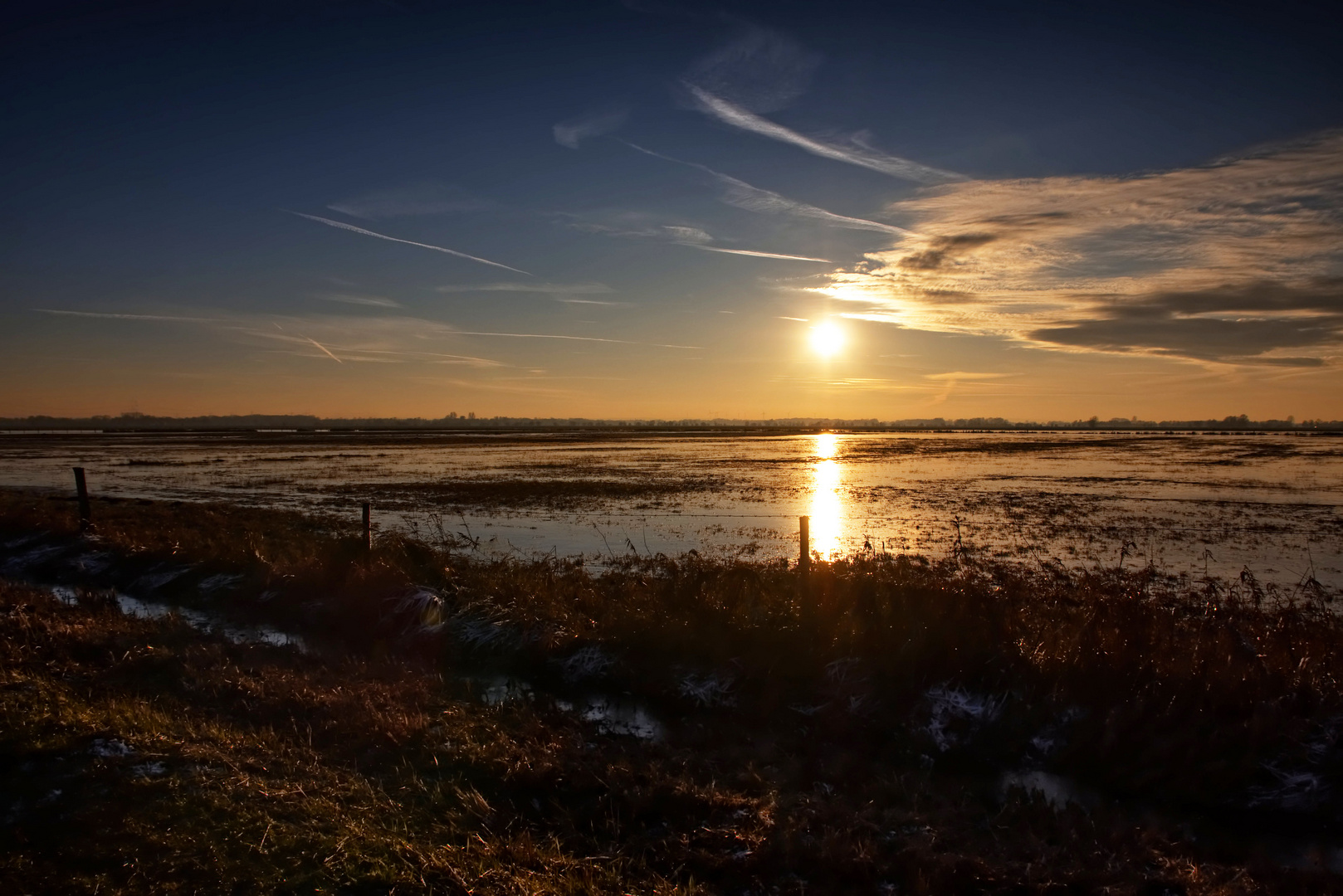 Sonnenuntergang im Ochsenmoor