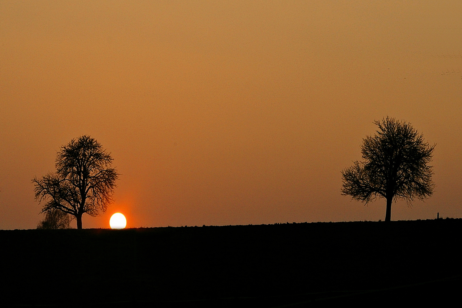 Sonnenuntergang im Odenwald