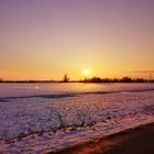 Sonnenuntergang im Oderbruch