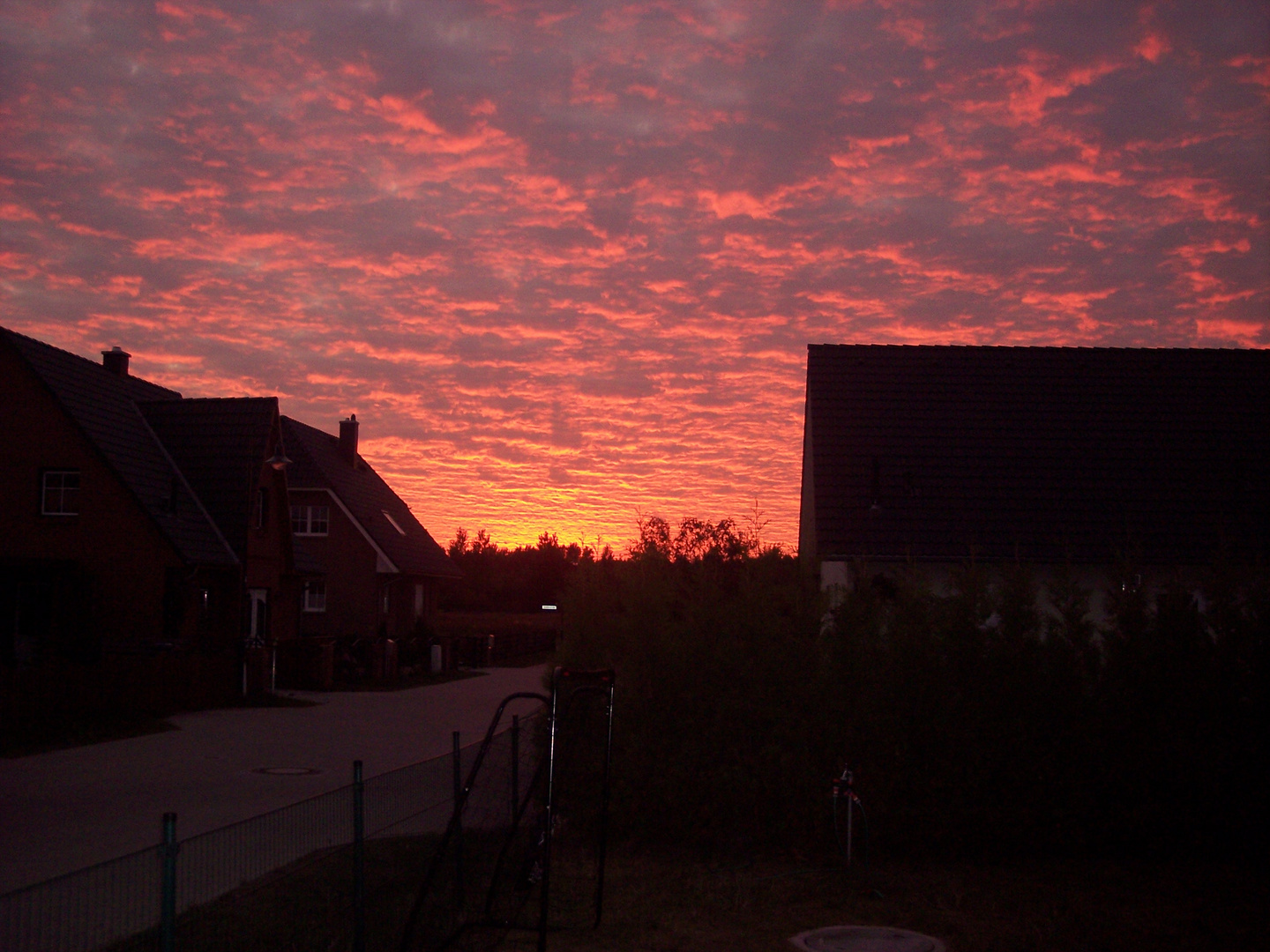 Sonnenuntergang im Oktober 2017