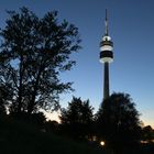 Sonnenuntergang im Olympiapark