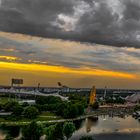 Sonnenuntergang im Olympiapark Teil 1