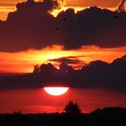 Sonnenuntergang im Ostallgäu