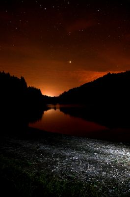 Sonnenuntergang im Osten