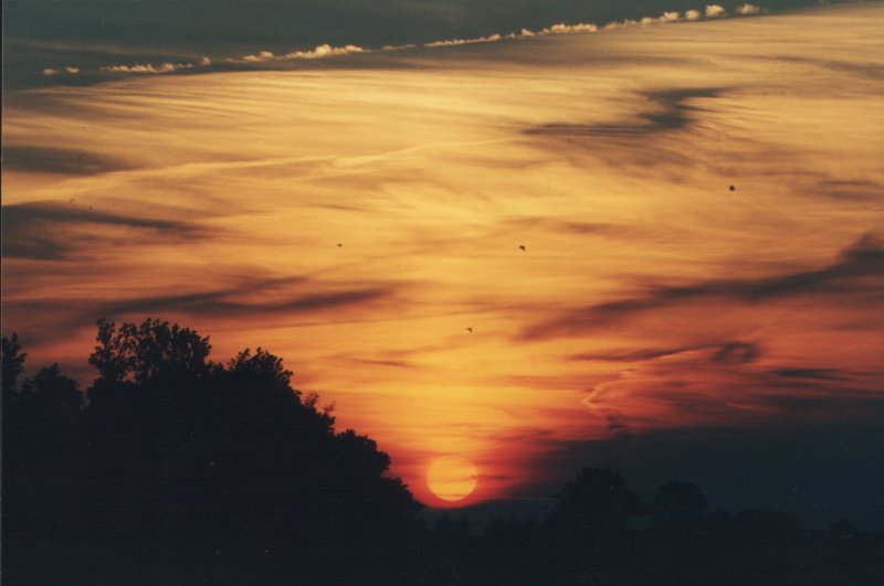 Sonnenuntergang im Ostfriesland