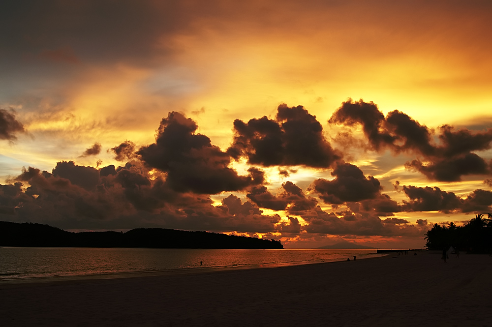 Sonnenuntergang im Paradies