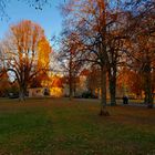 "Sonnenuntergang im Park"