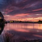 Sonnenuntergang im Peppers Clearwater Resort, Christchurch, NZ
