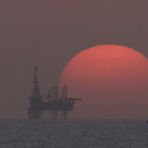 Sonnenuntergang im Persischen Golf