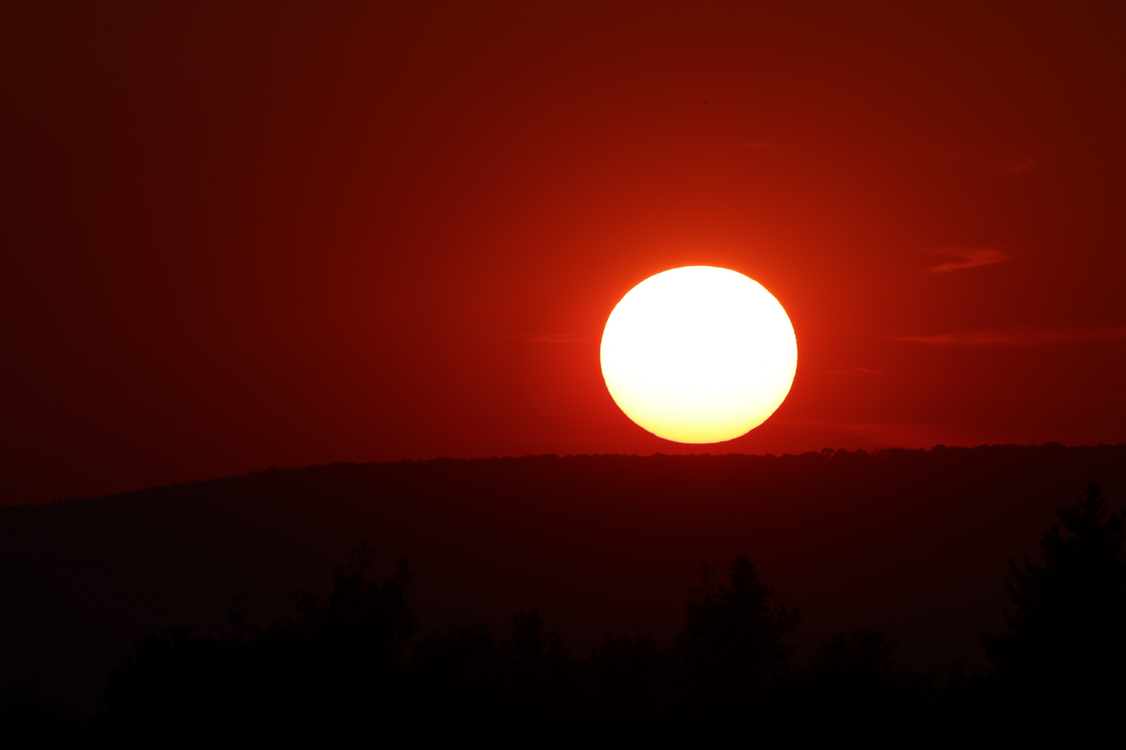 Sonnenuntergang im Polder