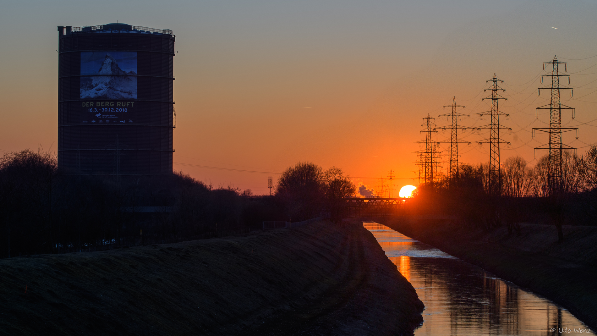 Sonnenuntergang im Pott