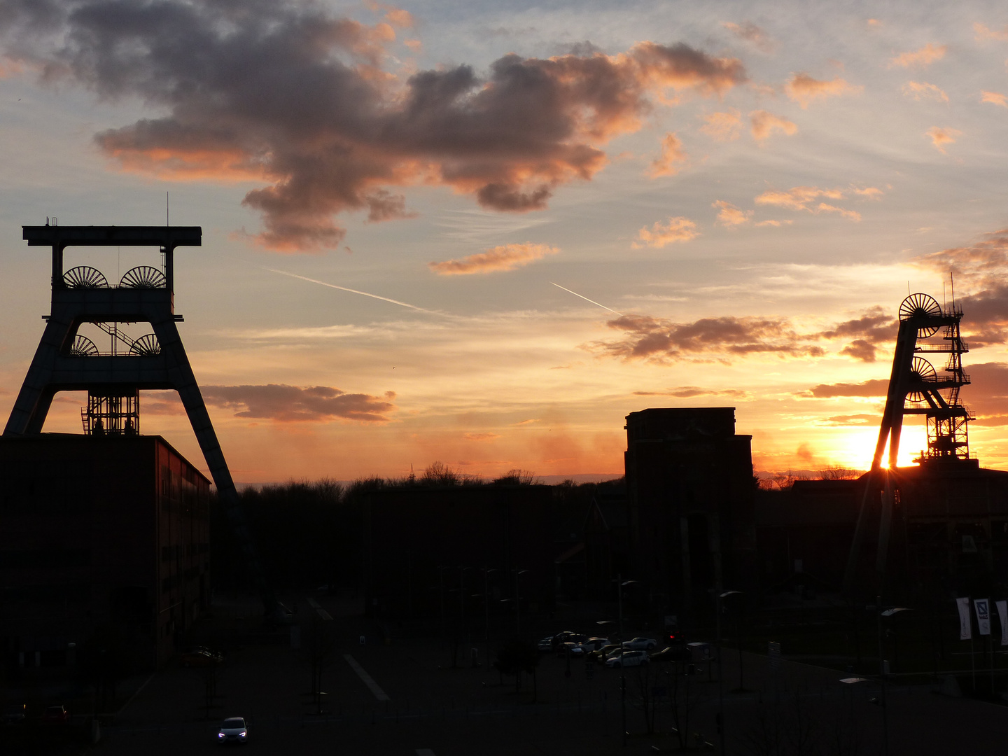 Sonnenuntergang im Pott