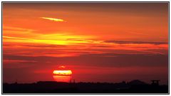 Sonnenuntergang im Pott (von Halde Rheinelbe)